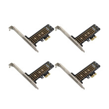 4X PH41-X1 M.2NVME SSD to PCIeX1 Transfer Expansion Card Expansion Supports PCIe4.0