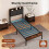 Levede Single Heavy Duty Metal Storage Headboard 4