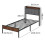 Levede Single Heavy Duty Metal Storage Headboard 8