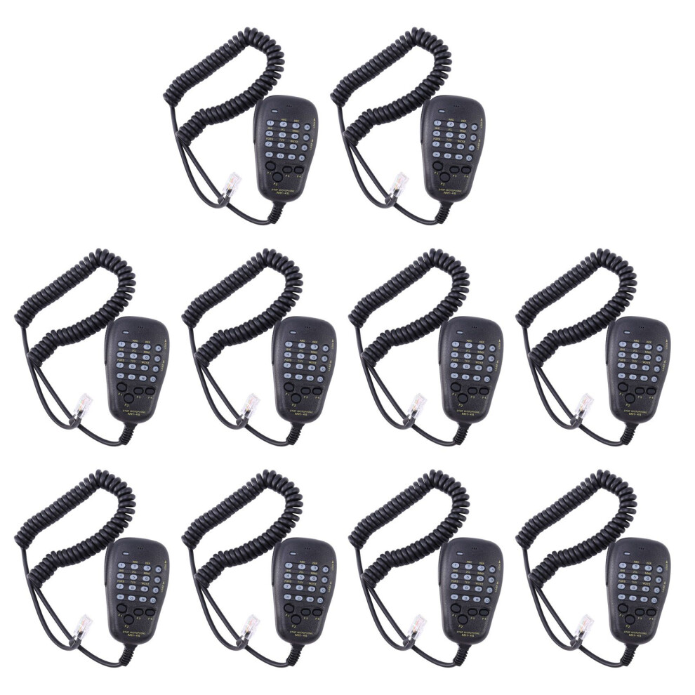 10X Speaker For Mh-48 Mh-48A6j Dtmf Speaker Microphone For Ft-8800R Ft-8900R Ft-7900R Ft-1807 Ft-7800R Ft-2900R 4713136677096