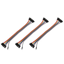 30 Pz 20CM Femmina A Femmina 1 Femmina Pin Femmina Fili di Collegamento Multicolore