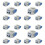 4X LC Fiber Optic Adapter LC to LC Duplex Multimode 10GB F/F  Coupler for Wall Plates, Patch Panels 2