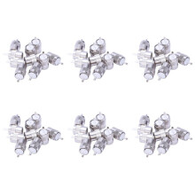 60Pcs Connector UHF Male PL259 Plug Solder RG8 RG213 LMR400 7D-FB Cable Silver
