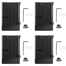 4X für Raspberry Pi 4 Modell B Aluminium GehäUse, Passiv KüHlung Aluminium Legierung Schutz HüLle Metall GehäUse für Raspberry Pi 4 Modell B