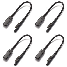 4X Nylon Intrecciato per Surface Connect al Cavo di Ricarica USB-C per Surface Pro7 Go2 Pro6 5/4/3 Surface Laptop Book