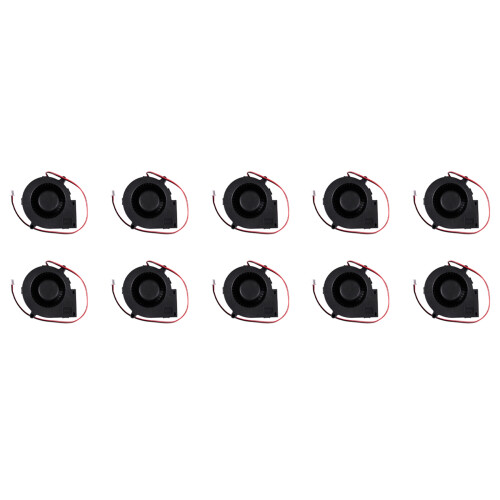 10X  12V 0.36A 2Pin Computer PC Blower Cooling Fan 75mm x 30mm