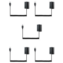 5X USB Ladekabel NP-FW50 Dummy Batterie Feder Kabel für  A7 A7R A7S A7M A7II A7S2 A7M2 A7R2 A6500 A6300  Koppler