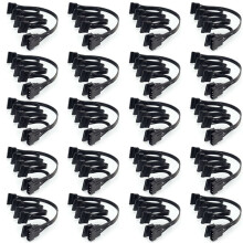 20X 4Pin IDE to 5-Port Power Supply Cable 4Pin  to Multi  Port 18AWG Wire Power Cord for Hard Drive HDD SSD PC