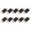 10X USB A Stecker Auf Adapter Schwarz 1