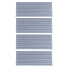 4X Aluminum Heat Sink Heatsink for High Power LED Amplifier Transistor 100X41X8mm