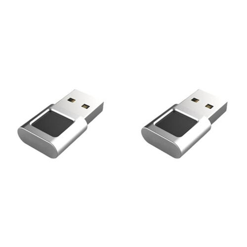 2X USB Fingerprint Reader Module Device Biometric Scanner for Windows 10/11/Hello Dongle Laptops PC Security Key USB
