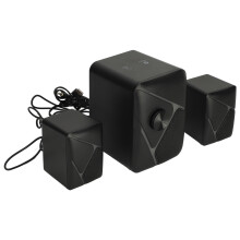 USB-gestützte 2.1 Multimedia-Desktop-Lautsprecher mit RGB-Beleuchtung, Subwoofer