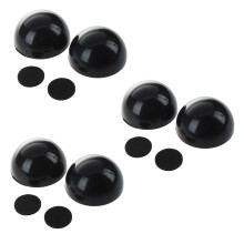6 Stueck Laptop Notebook Schwarz Rutschfest Kuehles Kugel Kuehlvorrichtung Staender Auflage