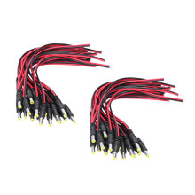 40 Pcs 5.5 X 2.1mm Male Power Jack Plug CCTV Camera Power Connection
