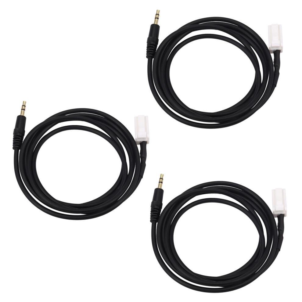 3X Car Aux Adapter Audio Cable 8 Pin Plug For Hrv Swift Jimny 4713236244648