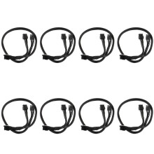 8X Bloc D'Alimentation 8 Broches à Double Câble D'Alimentation Modulaire PCIe 8 Broches (6 + 2) Broches pour EVGA Supernova G2 G3 P2 T2 GS 650750850