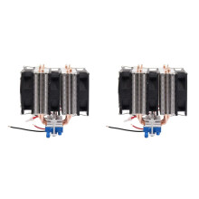 2 PC Thermoelectric Cooler Semiconductor Refrigeration Peltier Cooler Air Cooling Radiator Water Chiller Cooling System