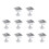 10Pcs Solar Clamp Adjustable Solar Panel Bracket Clamp Wide Photovoltaic Support for Solar Panel System 30mm 1
