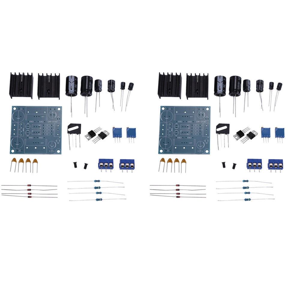 2X Lm317 Lm337 Positive And Negative Dual Power Adjustable Power Supply Board Diy Kit 4714231691833