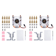 2X per Raspberry Pi 4 Case con Ventola CPU del Dispositivo di Raffreddamento Della Torre di Ghiaccio, con Ventola del Dissipatore di Calore Della