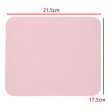 2X Tapis de Souris Ultra-Mince Tapis de Souris en Silicone pour L'Ordinateur Couleur: Rose
