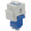 4X LC Fiber Optic Adapter LC to LC Duplex Multimode 10GB F/F  Coupler for Wall Plates, Patch Panels 6
