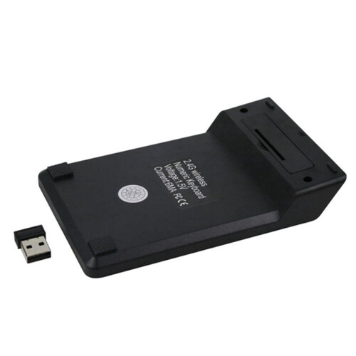 18 Keys Wireless USB Number Pad Keyboard with 2.4G  USB Numeric Receiver for Laptop Desktop PC Notebook 2