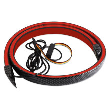 Universal-Rücklichtleiste Aus Kohlefaser Fürs Auto, LED-Multifunktions-Streamer, Blinker, Modifiziertes, Hoch Montiertes Bremslicht