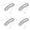 4X 9M 30Ft RJ11 6P2C Modular Telephone Phone Cables Wire White 2