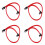 4 Pcs 50CM  3.0 III SATA3 7Pin Data Cable Right Angle 6Gb/S SSD Cables HDD Hard Disk Data Cord with Sleeved 1