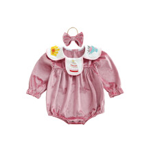 (6-12 Months, Pink) Baby-Geburtstags-Strampler für Mädchen, Rundhalsausschnitt, langärmlig