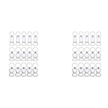 30X Sublimation Blanks Keychains Metal Bottle Opener Heat Transfer Sublimation Keychains