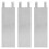 3X Aluminum Water Cooling Block 80X40X12mm Cooler for Computer CPU Radiator 1