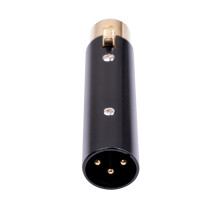 10X XLR 3 Pinos FêMea para XLR 3 Pinos Macho Adaptador, Interfaces de áUdio, para Cabo de Microfone Estéreo