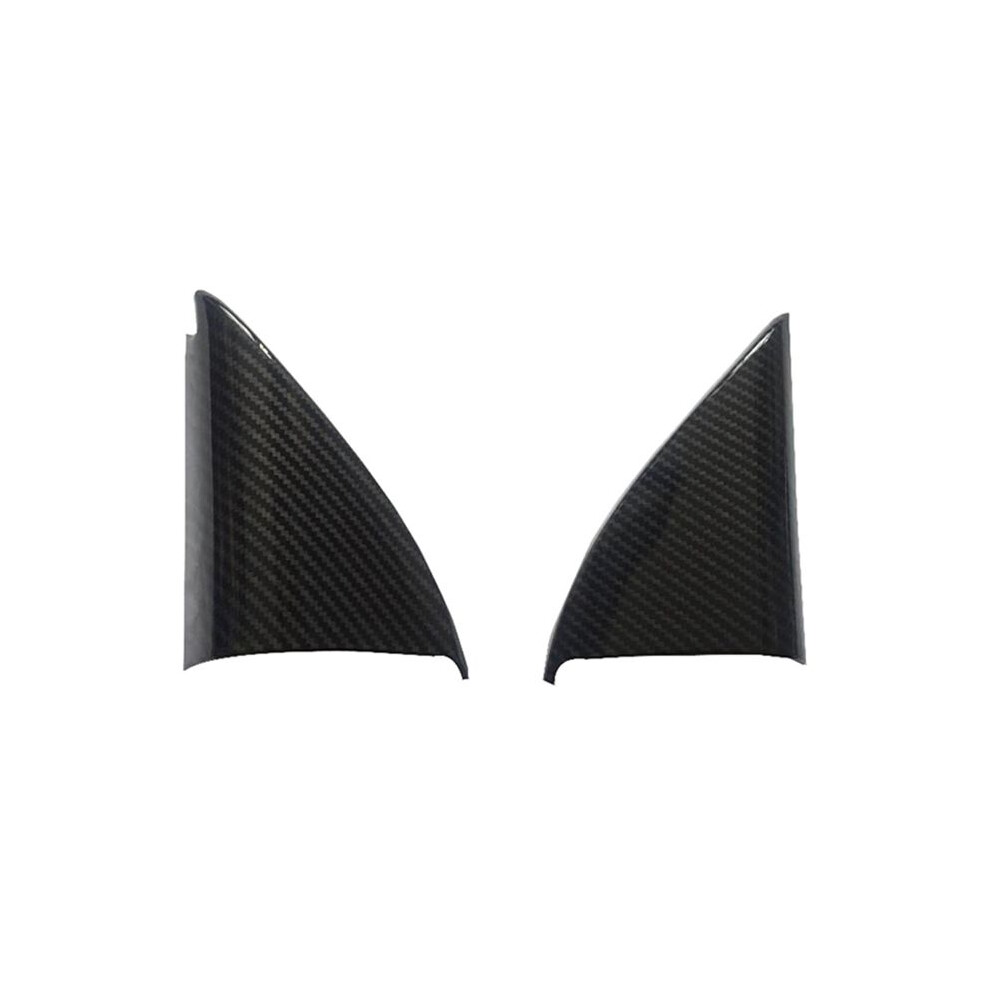For T-Roc 2018-2023 Carbon Fiber Car A Pillar Loudspeaker Audio Speaker Cover Trim Accessories Tauoh