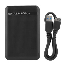 Custodia per Disco Rigido Mobile USB 3.0 SATA3.0 Ad Alta Velocità da 6 Gbps da 2,5 Pollici Che Supporta la Custodia per Disco Rigido UASP da 3 TB