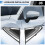 Car Side Mirror Corner Triangle Garnish Panel Window Triangle Plate 7407A521 for  Eclipse  2018-2021 7