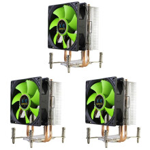 3X Lanshuo Cpu Kühler 2 Heatpipes Ultra Leiser Kühler Lüfter Cpu Kühler für Lga 2011 X79 X99 X299 (3 Poliger Einzel Lüfter)