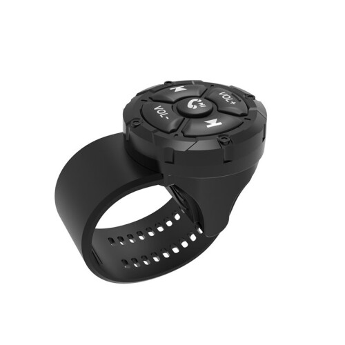 Car Steering Wheel Control 5 Keys  Remote Button Helmet Earphone Motorcycle Handlebar Media Controller