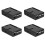4X for Raspberry Pi 3 Model B Case, Protective Case Raspberry Pi 3 Model B NOT Included (Black) 1