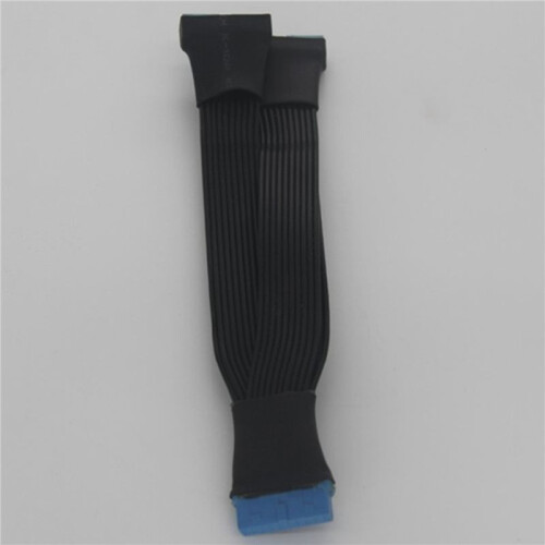 4Pcs Motherboard USB 3.0 19PIN Header 1 to 2 Extension Splitter Cable,12cm 19Pin Internal Extension Header Adapter Cable