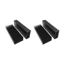 4 Szt. Zestaw Radiatorów 40Mm 120Mm X 40Mm X 20Mm, Chłodnica Radiator Aluminiowy do Chłodzenia Moduł Termiczny LED Peltiera