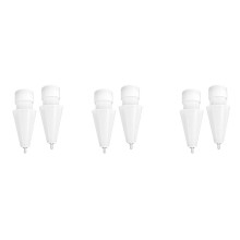 Paquet de 6 Embouts de Crayon pour Crayon 1ère Génération et 2E Génération/ Pro, Pointes de Contrôle Précises Sans Usure de 1 mm