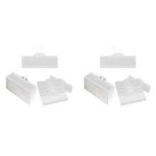 100PCS Aluminum Plant Labels Tree Double-Sided Tags with Metal Wires for Plant Markers, Tree Tags,Outdoor Identification