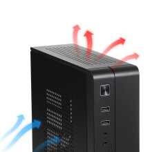 4X MX02 ITX Computer Gehäuse HTPC Host Gehäuse USB2.0 ITX Gehäuse Industrielles Steuerung Gehäuse für Büro Unternehmen