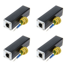 4X Semoic Parafoudre de RÉSeau Ethernet de Protection Contre Les Surtensions RÉSeau RJ45