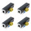4X Semoic RJ45 Plug Ethernet Network Protector de Sobretensión Thunder Arrester 100MHz 1