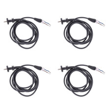 4X Compatible with Hair Dryer Universal Accessories HD01/02/03/04/07/08/15 1.8M Power Cord EU Plug