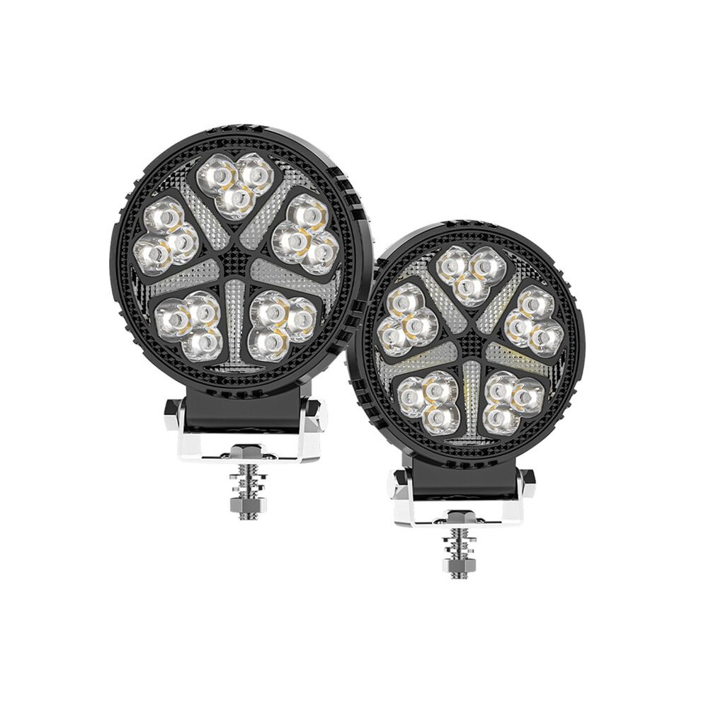 Round 4 Inch Car Led Work Lights Flash Spotlights Drl For Truck Atv Utv Suv Motorcycle Cart Trailer Boat 6031726561968