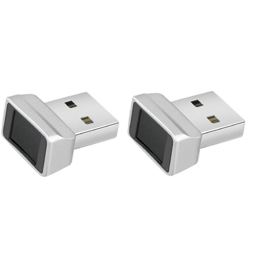 2X USB Fingerprint Reader for Windows Security Key Biometric Fingerprint Scanner Sensor Module for Instant Contact Easy